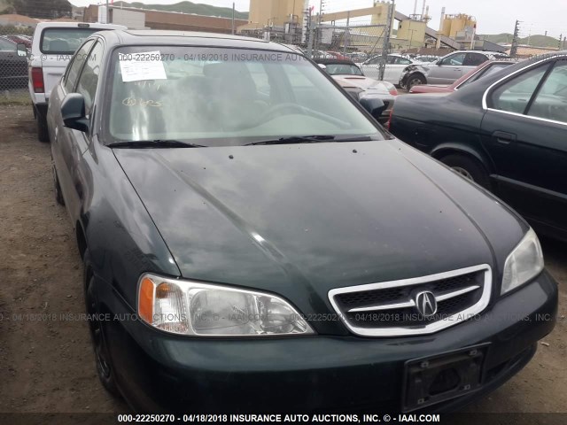 19UUA5666YA040727 - 2000 ACURA 3.2TL GREEN photo 1