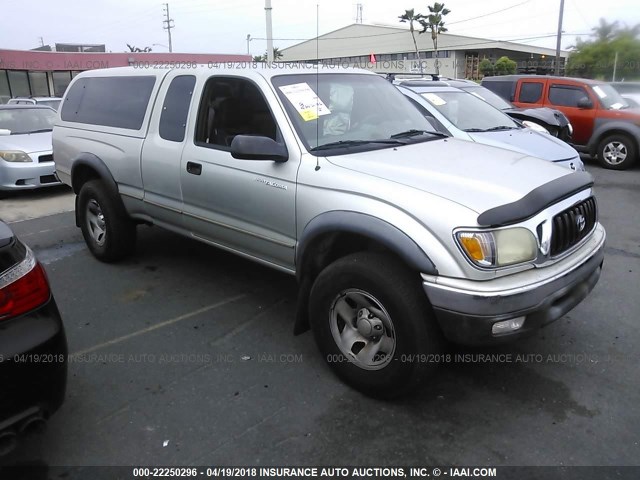 5TESM92N34Z354773 - 2004 TOYOTA TACOMA XTRACAB PRERUNNER SILVER photo 1