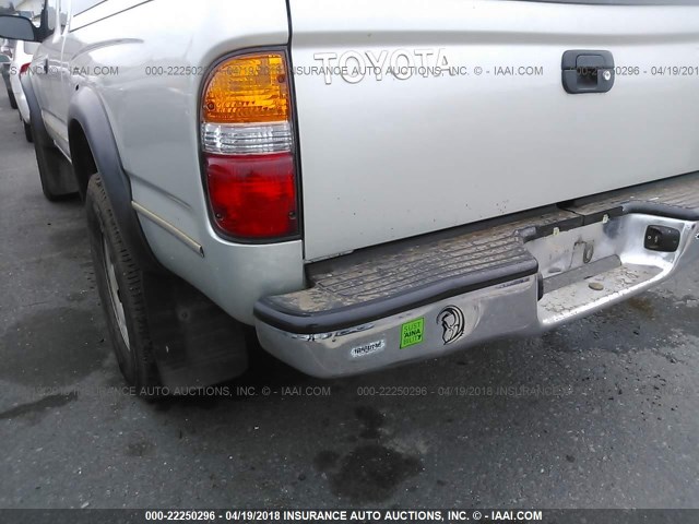 5TESM92N34Z354773 - 2004 TOYOTA TACOMA XTRACAB PRERUNNER ვერცხლისფერი ფოტო 6