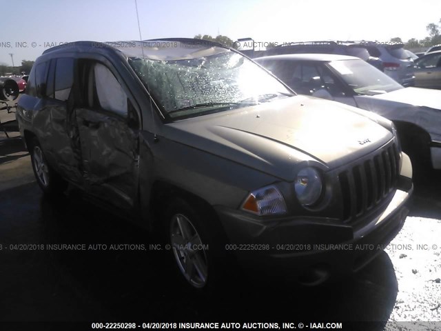 1J8FF47W97D256644 - 2007 JEEP COMPASS 棕色 照片 1