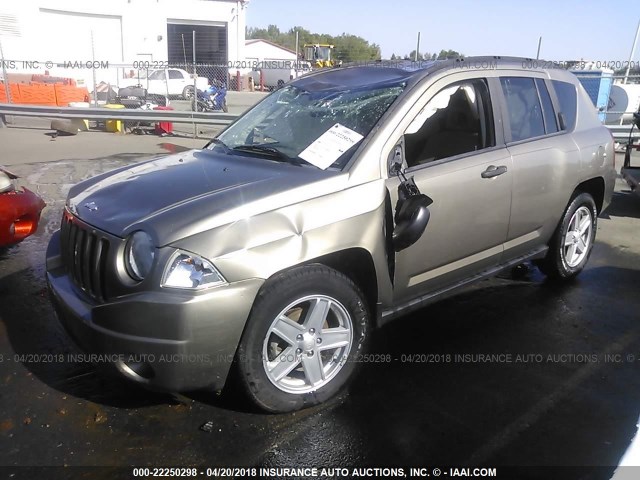 1J8FF47W97D256644 - 2007 JEEP COMPASS 棕色 照片 2