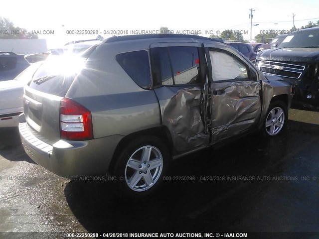 1J8FF47W97D256644 - 2007 JEEP COMPASS 棕色 照片 4