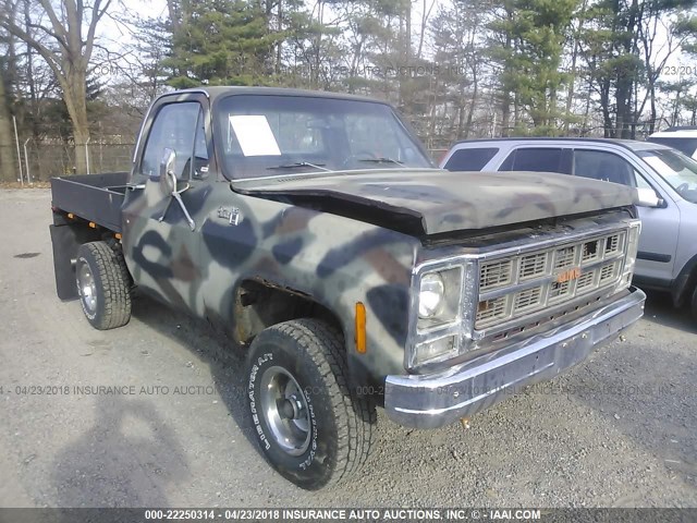 TKL149F726994 - 1979 GMC SIERRA BLACK photo 6