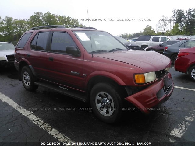 4S6CK58W6X4416279 - 1999 HONDA PASSPORT EX/LX 红色 照片 1