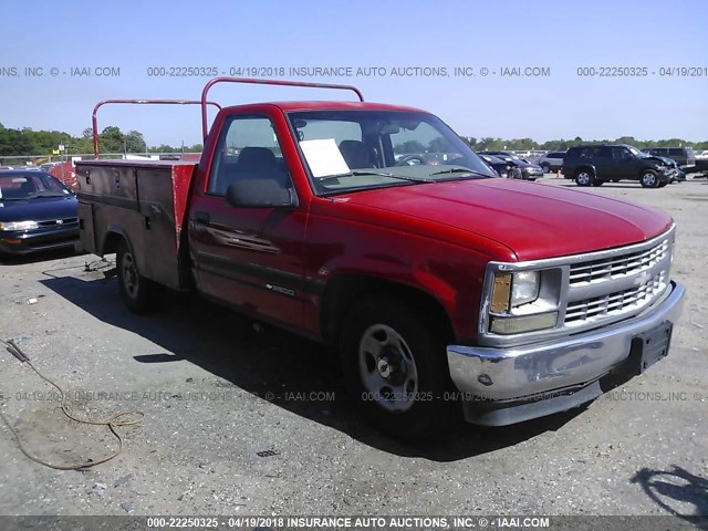 1GCFC24MXVZ239763 - 1997 CHEVROLET GMT-400 C2500 RED photo 1