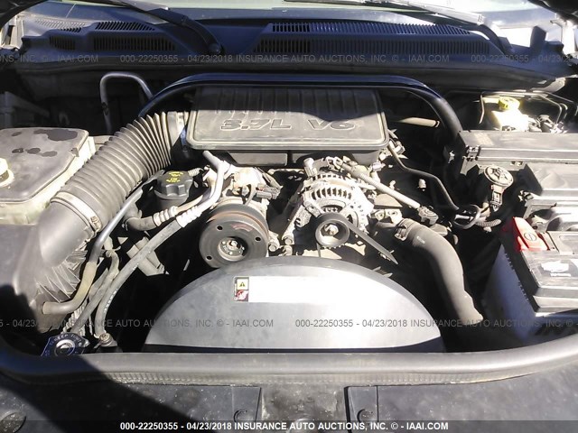 1J8HG48K67C625502 - 2007 JEEP COMMANDER BLACK photo 10