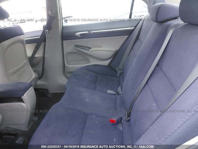 JHMFA3F22AS003049 - 2010 HONDA CIVIC HYBRID BLUE photo 8