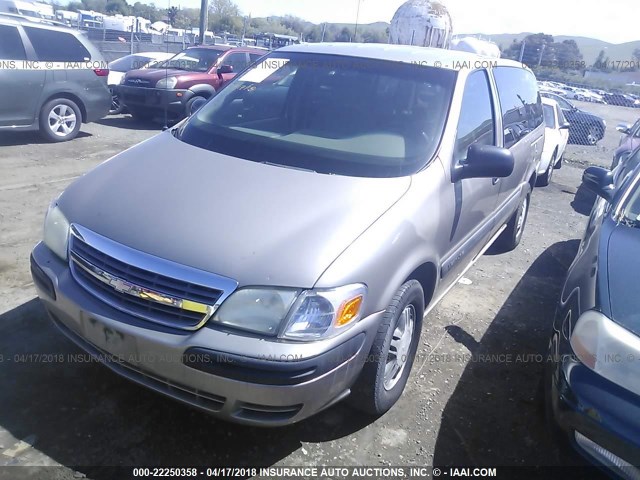 1GNDX03E63D220638 - 2003 CHEVROLET VENTURE TAN photo 2