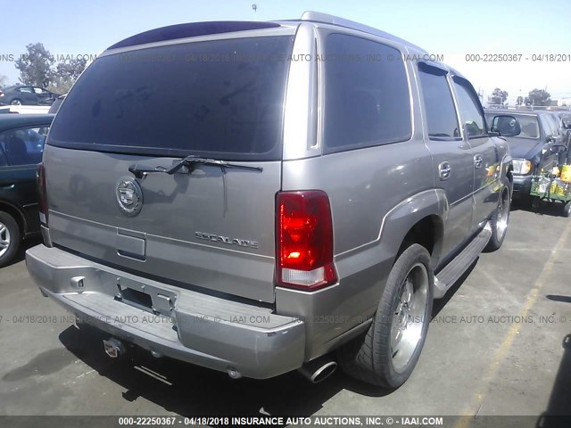 1GYEK63NX2R315164 - 2002 CADILLAC ESCALADE LUXURY Qəhvəyi foto 4