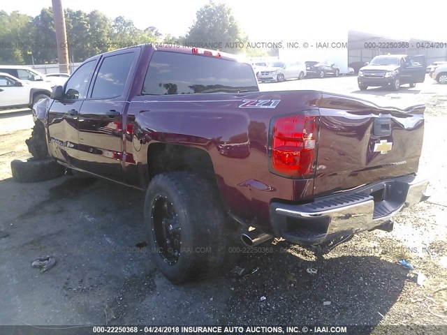 3GCUKREC7EG371162 - 2014 CHEVROLET SILVERADO K1500 LT MAROON photo 3