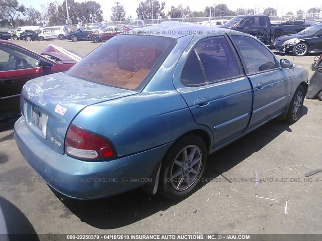 3N1CB51D33L706735 - 2003 NISSAN SENTRA XE/GXE BLUE photo 4