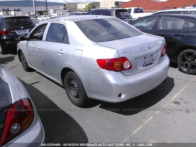 1NXBU4EEXAZ282291 - 2010 TOYOTA COROLLA S/LE/XLE SILVER photo 3