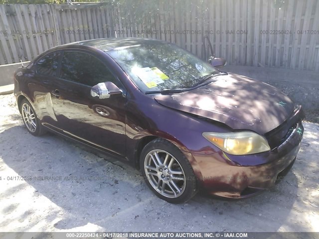 JTKDE177270184159 - 2007 TOYOTA SCION TC 勃艮第红 照片 1