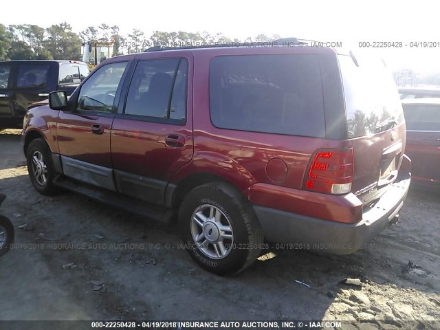 1FMPU16L64LA50072 - 2004 FORD EXPEDITION XLT წითელი ფოტო 3