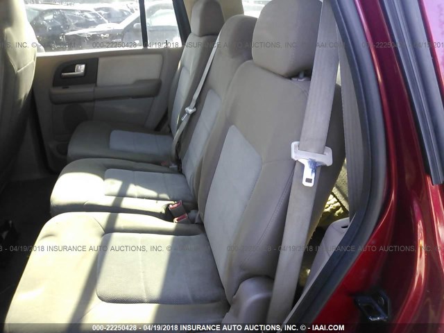 1FMPU16L64LA50072 - 2004 FORD EXPEDITION XLT წითელი ფოტო 8
