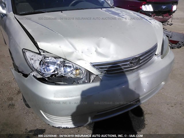 4T1BE32K05U035031 - 2005 TOYOTA CAMRY LE/XLE/SE ვერცხლისფერი ფოტო 6