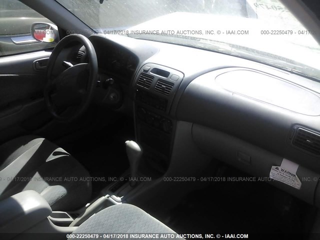 1NXBR12E12Z639315 - 2002 TOYOTA COROLLA CE/LE/S SILVER photo 5