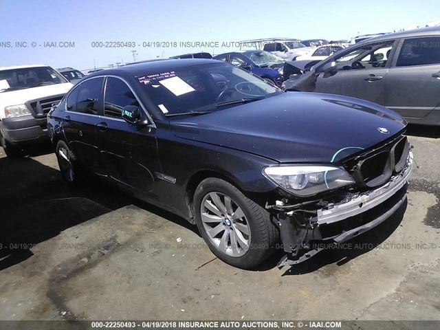 WBAKA8C53BCY36931 - 2011 BMW 750 I BLUE photo 1