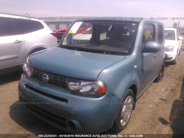 JN8AZ2KRXBT212427 - 2011 NISSAN CUBE S/SL/KROM BLUE photo 2