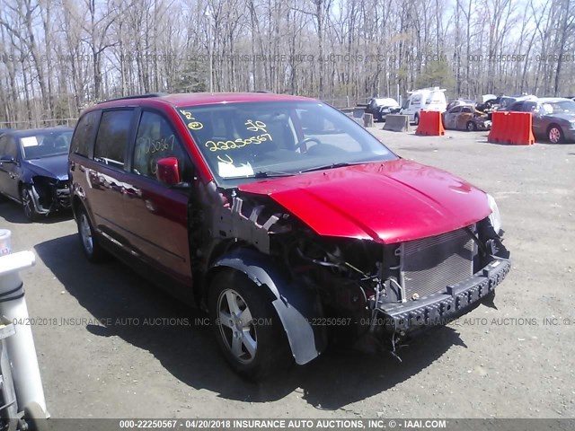 2C4RDGCG0CR260180 - 2012 DODGE GRAND CARAVAN SXT RED photo 1