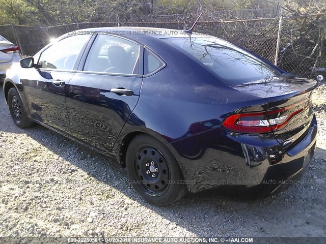 1C3CDFAA9DD256197 - 2013 DODGE DART SE/AERO Dark Blue photo 3