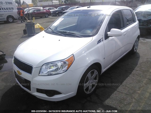 KL1TD66E09B657977 - 2009 CHEVROLET AVEO LS/LT 白色 照片 2