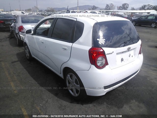 KL1TD66E09B657977 - 2009 CHEVROLET AVEO LS/LT 白色 照片 3