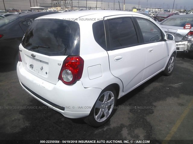 KL1TD66E09B657977 - 2009 CHEVROLET AVEO LS/LT 白色 照片 4