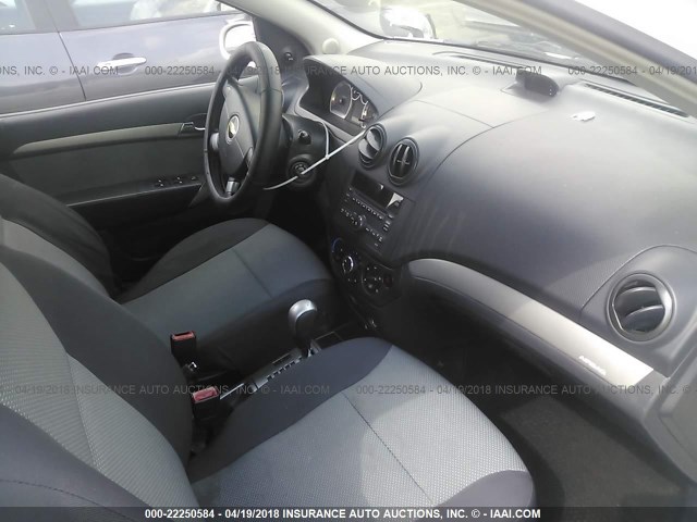 KL1TD66E09B657977 - 2009 CHEVROLET AVEO LS/LT 白色 照片 5