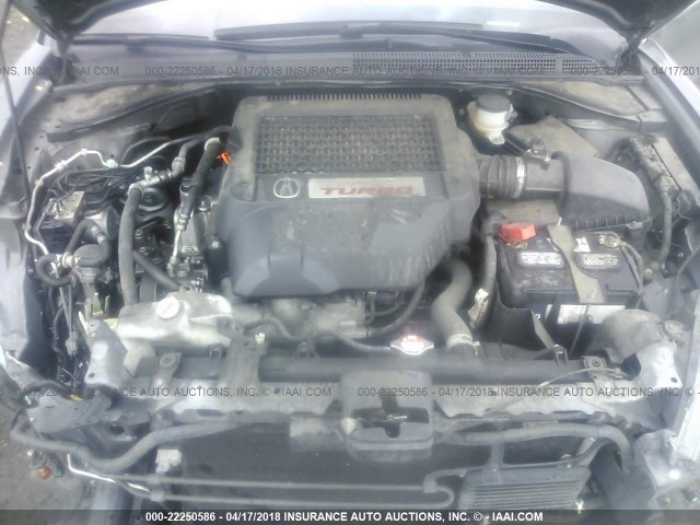 5J8TB2H28BA000111 - 2011 ACURA RDX GRAY photo 10