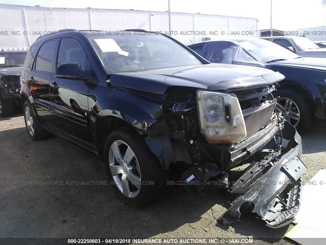 2CNDL537086032072 - 2008 CHEVROLET EQUINOX SPORT BLACK photo 1