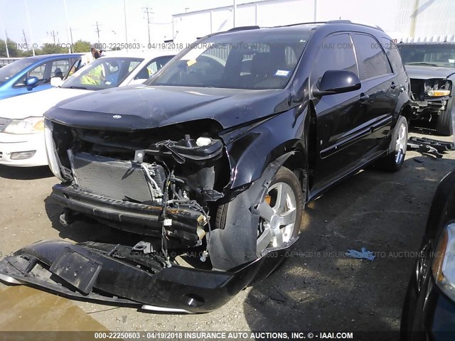 2CNDL537086032072 - 2008 CHEVROLET EQUINOX SPORT BLACK photo 2