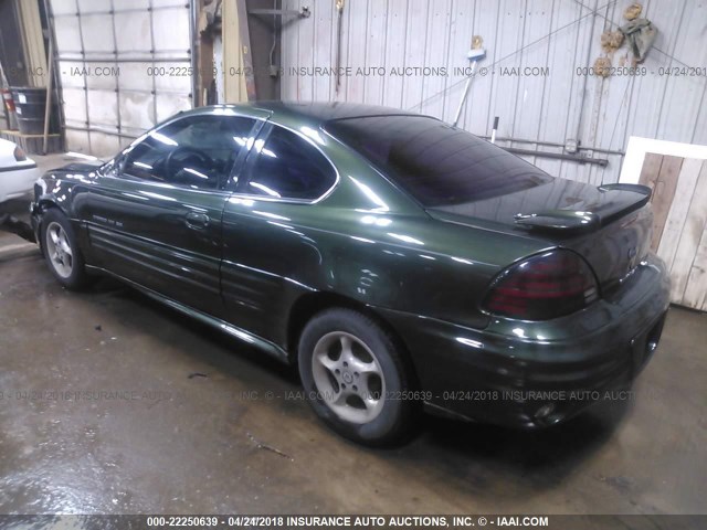 1G2NE12T31M533592 - 2001 PONTIAC GRAND AM SE GREEN photo 3