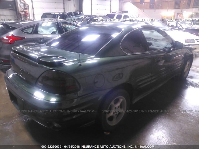 1G2NE12T31M533592 - 2001 PONTIAC GRAND AM SE GREEN photo 4