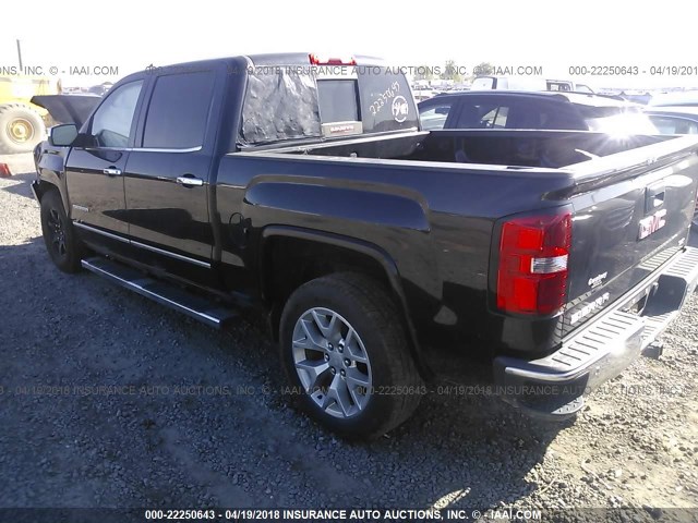 3GTU2VEC9FG117639 - 2015 GMC SIERRA K1500 SLT BLACK photo 3