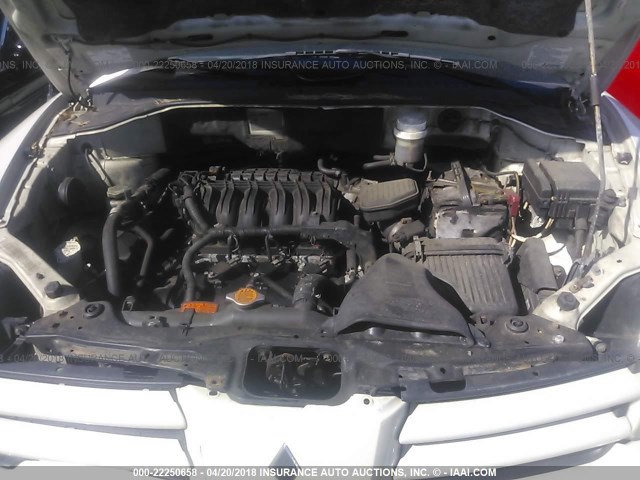 4A4MM41S84E117422 - 2004 MITSUBISHI ENDEAVOR LIMITED 白色 照片 10