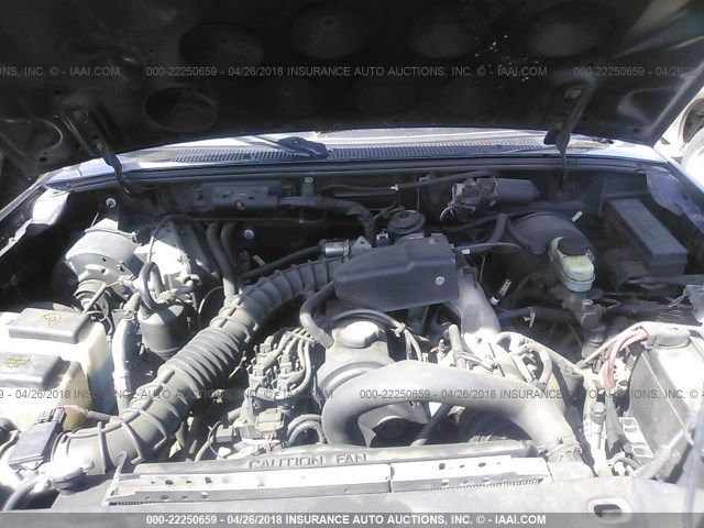 4F4YR12CXYTM22509 - 2000 MAZDA B2500 BLACK photo 10