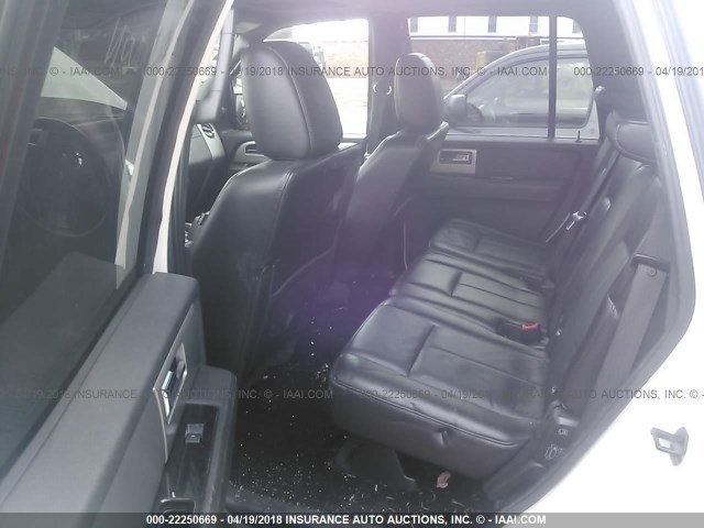 1FMJU2A57DEF08291 - 2013 FORD EXPEDITION LIMITED WHITE photo 8