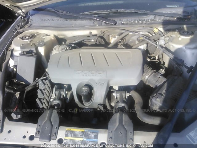 2G2WP552481145169 - 2008 PONTIAC GRAND PRIX SILVER photo 10