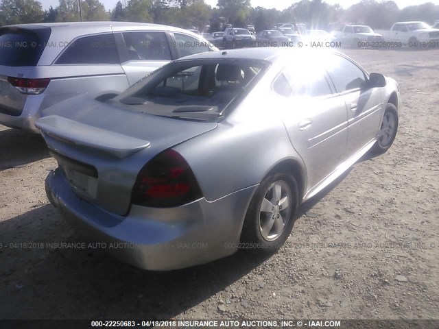 2G2WP552481145169 - 2008 PONTIAC GRAND PRIX SILVER photo 4