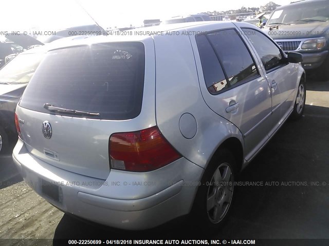 9BWGC21J9Y4026003 - 2000 VOLKSWAGEN GOLF GLS SILVER photo 4