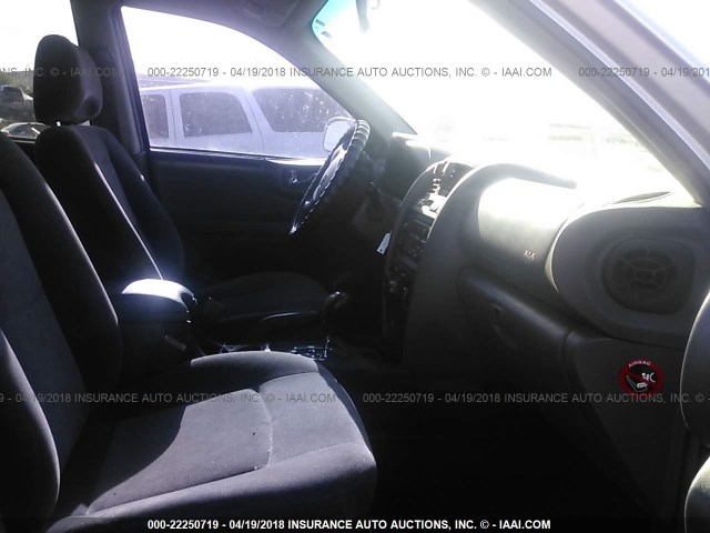 KM8SC73D03U503320 - 2003 HYUNDAI SANTA FE GLS/LX SILVER photo 5