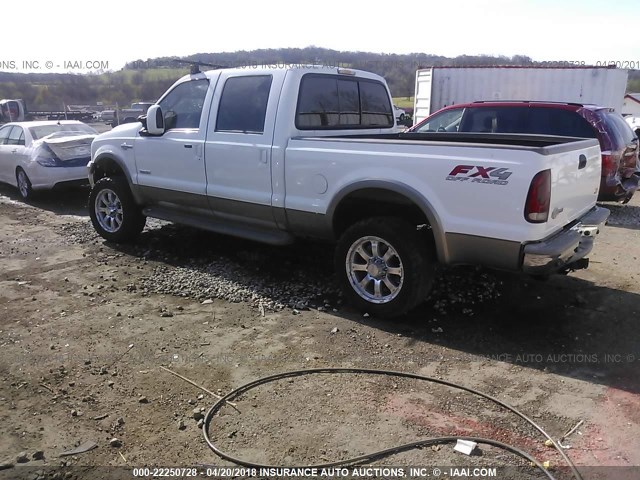 1FTSW21P37EA17287 - 2007 FORD F250 SUPER DUTY WHITE photo 3