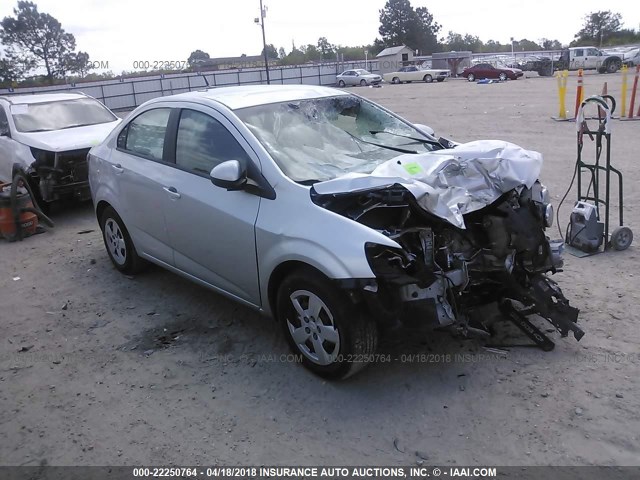 1G1JA5SH0D4116212 - 2013 CHEVROLET SONIC LS 银色 照片 1