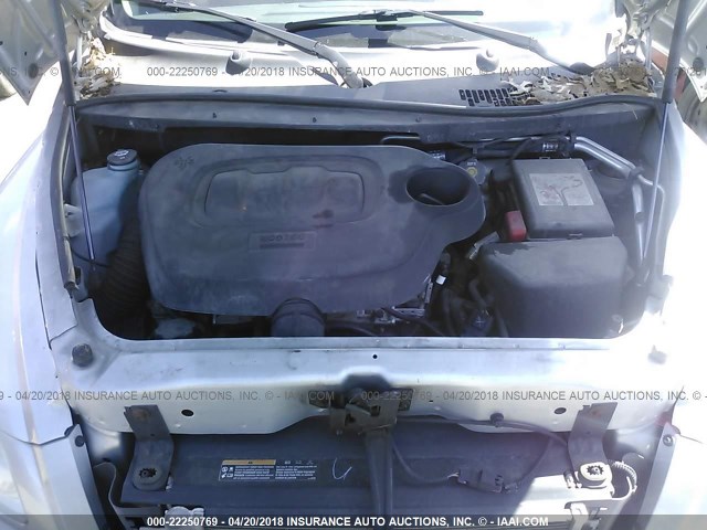 3GNBAAFW7BS586741 - 2011 CHEVROLET HHR LS SILVER photo 10