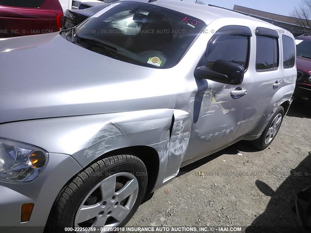 3GNBAAFW7BS586741 - 2011 CHEVROLET HHR LS SILVER photo 6