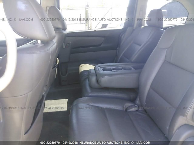 5FNRL5H61BB052987 - 2011 HONDA ODYSSEY EXL თეთრი ფოტო 8