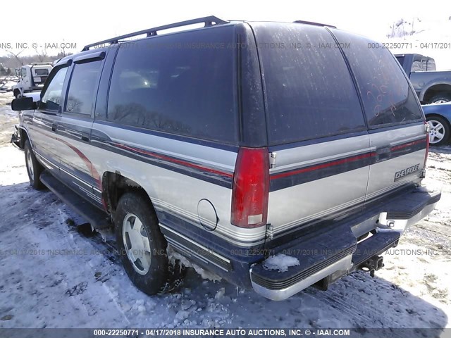 1GNFK16R4XJ349190 - 1999 CHEVROLET SUBURBAN K1500 Dark Blue photo 3