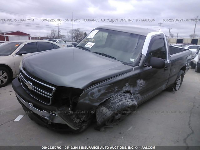 1GCEK14X86Z144591 - 2006 CHEVROLET SILVERADO K1500 GRAY photo 2