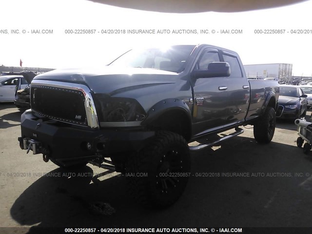 3D73Y3CL7BG603870 - 2011 DODGE RAM 3500 GRAY photo 2